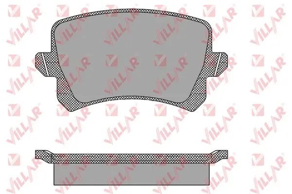 Kit de plaquettes de frein, frein à disque VILLAR 626.1390
