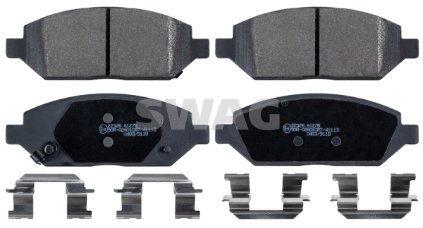 Kit de plaquettes de frein, frein à disque SWAG 42 91 6974