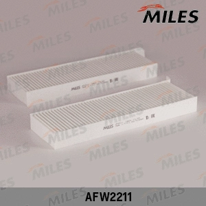 Filtre, air de l'habitacle MILES AFW2211