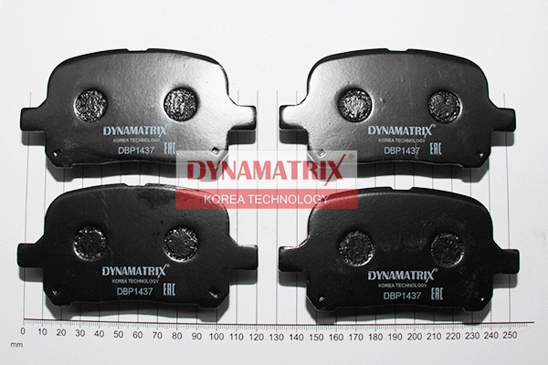 Kit de plaquettes de frein, frein à disque DYNAMATRIX DBP1437