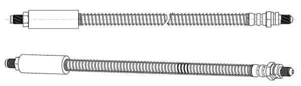 Flexible de frein CEF 511708