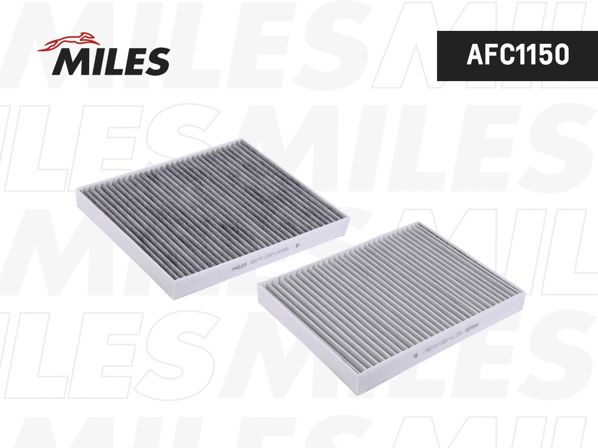 Filtre, air de l'habitacle MILES AFC1150