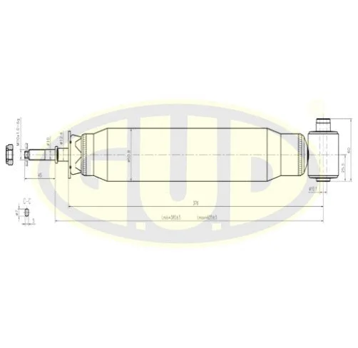Amortisseur G.U.D. GSA345027