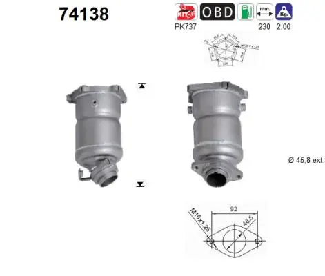Catalyseur AS 74138