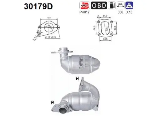 Catalyseur AS 30179D