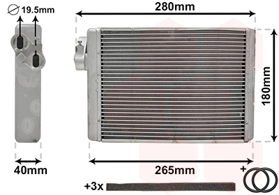 Système de chauffage VAN WEZEL 03006408