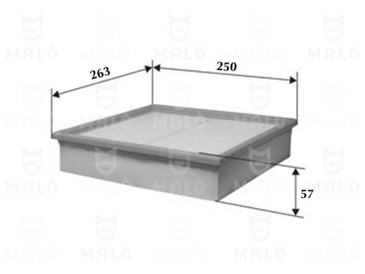 Filtre à air AKRON-MALÒ 1500217