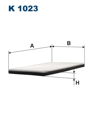 Filtre, air de l'habitacle FILTRON K 1023