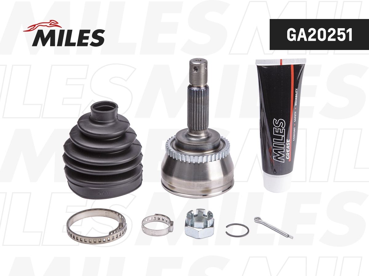 Jeu de joints, arbre de transmission MILES GA20251