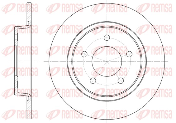 Disque de frein REMSA 6880.00