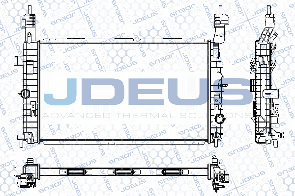 Radiateur, refroidissement du moteur JDEUS RA0200920