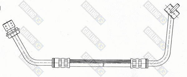 Flexible de frein GIRLING 9004232