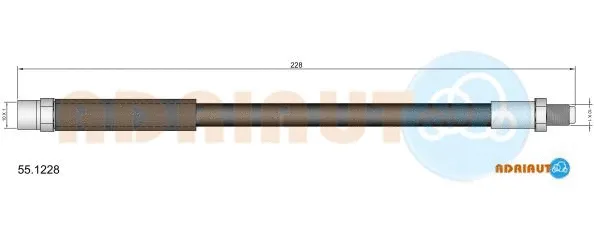 Flexible de frein ADRIAUTO 55.1228