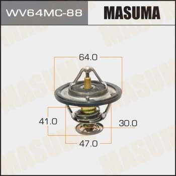 Thermostat, liquide de refroidissement MASUMA WV64MC-88