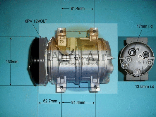 Compresseur, climatisation AUTO AIR GLOUCESTER 14-9648