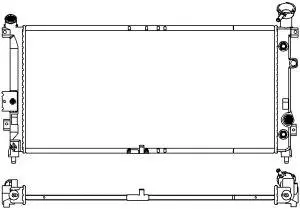 Radiateur, refroidissement du moteur SAKURA Automotive 3571-1007