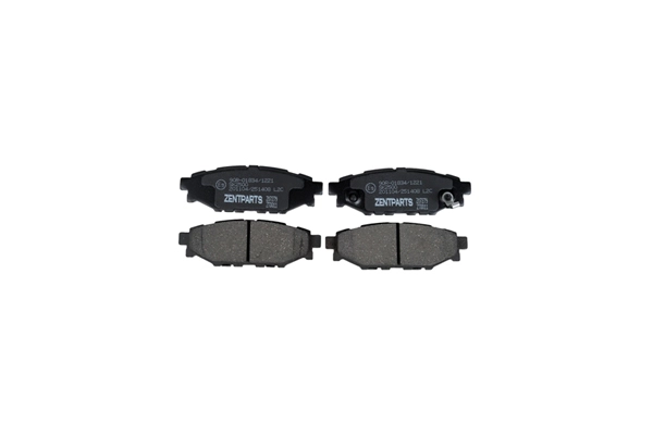 Kit de plaquettes de frein, frein à disque ZentParts Z07279