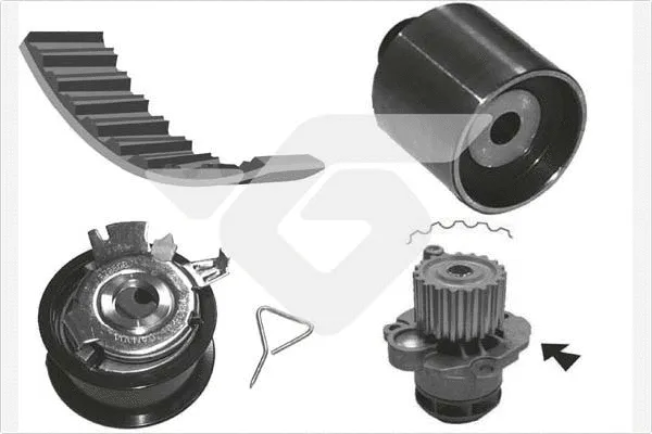 Pompe à eau + kit de courroie crantée HUTCHINSON KH 194WP71