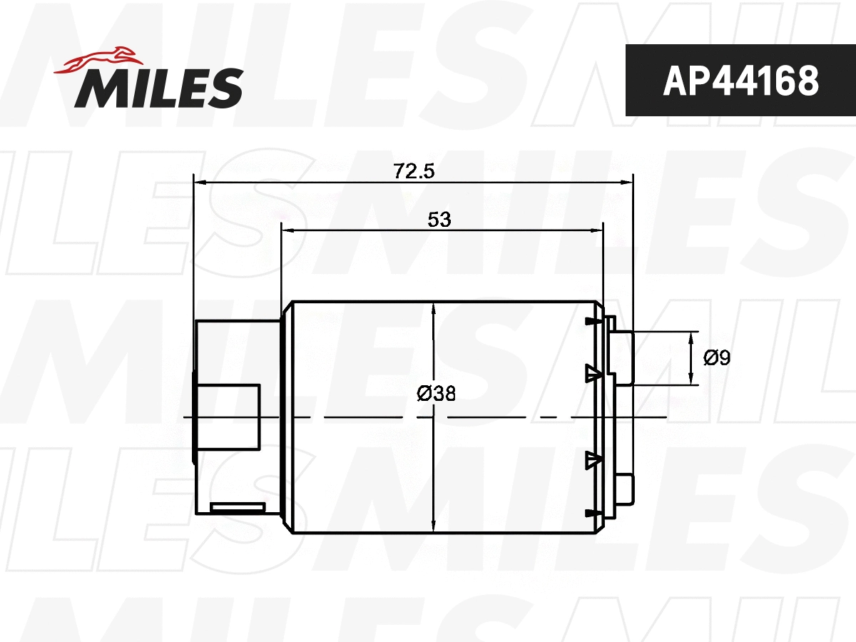 Pompe à carburant MILES AP44168