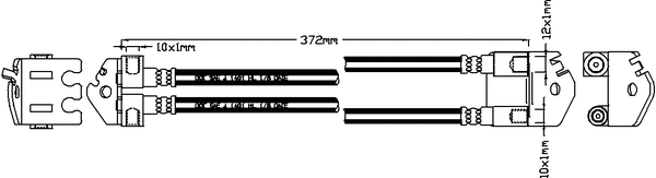Flexible de frein JURATEK JBH1286