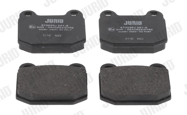 Kit de plaquettes de frein, frein à disque JURID 573936J