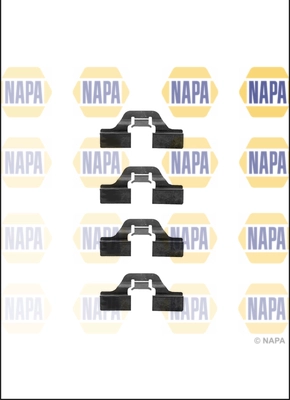 Kit d'accessoires, plaquette de frein à disque NAPA NFK1038