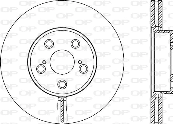 Disque de frein OPEN PARTS BDR2057.20