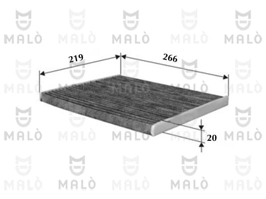Filtre, air de l'habitacle AKRON-MALÒ 1531102
