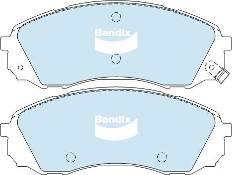 Kit de plaquettes de frein, frein à disque BENDIX-SEA DB1940 ULT