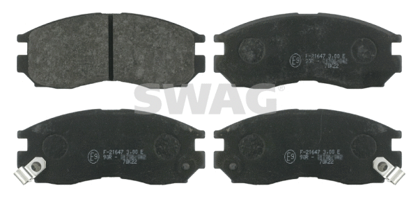 Kit de plaquettes de frein, frein à disque SWAG 80 91 6327