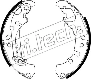 Jeu de mâchoires de frein fri.tech. 1253.721