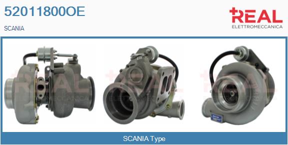 Turbocompresseur, suralimentation REAL 52011800OE