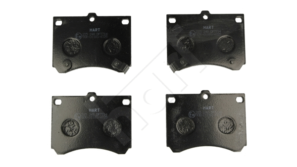 Kit de plaquettes de frein, frein à disque HART 215 248