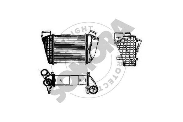 Refroidisseur d'air de suralimentation SOMORA 021545AR