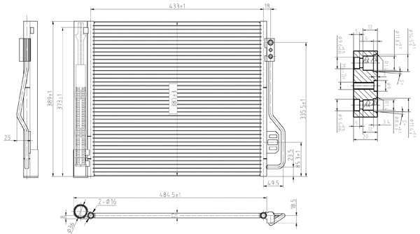 Condenseur, climatisation PowerMax 7110239
