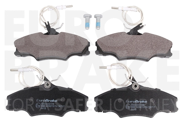 Kit de plaquettes de frein, frein à disque EUROBRAKE 5502223729
