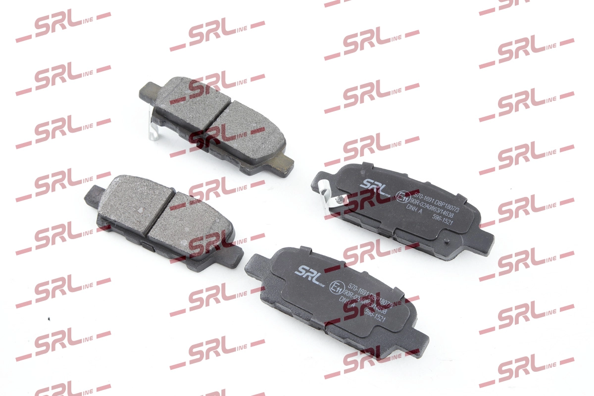 Kit de plaquettes de frein, frein à disque SRLine S70-1691