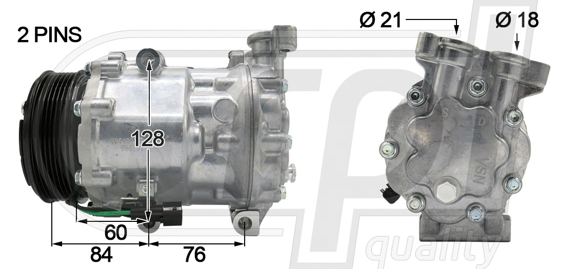 Compresseur, climatisation RPL QUALITY APCOFD5059