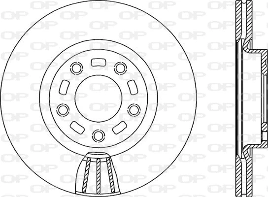 Disque de frein OPEN PARTS BDR2156.20