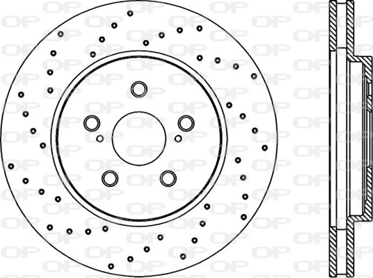 Disque de frein OPEN PARTS BDRS2238.25
