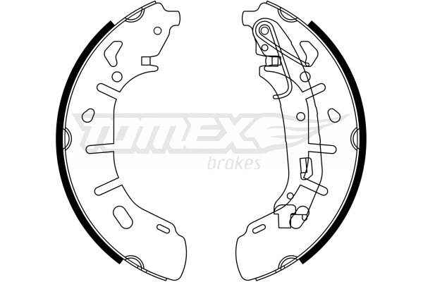 Jeu de mâchoires de frein TOMEX Brakes TX 23-21