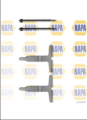 Kit d'accessoires, plaquette de frein à disque NAPA NFK1373