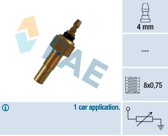 Sonde, température du liquide de refroidissement FAE 32140