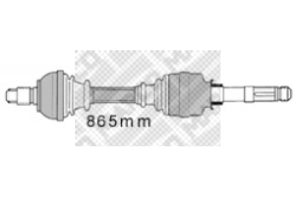 Arbre de transmission MAPCO 16405