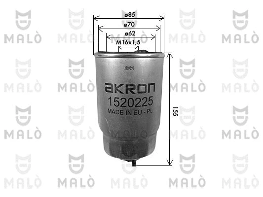 Filtre à carburant AKRON-MALÒ 1520225