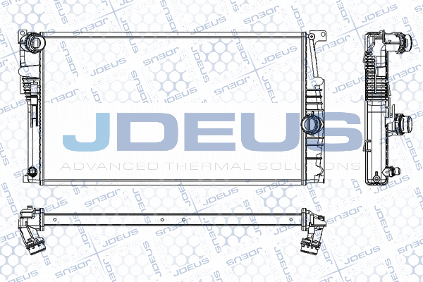 Radiateur, refroidissement du moteur JDEUS RA0050800