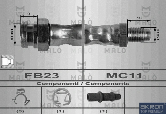 Flexible de frein AKRON-MALÒ 8428