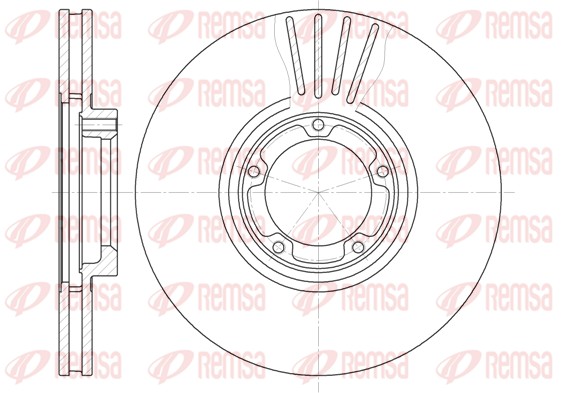 Disque de frein REMSA 6518.10