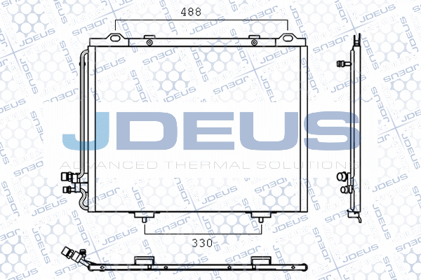 Condenseur, climatisation JDEUS M-7170370