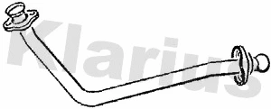 Tuyau d'échappement KLARIUS 130116